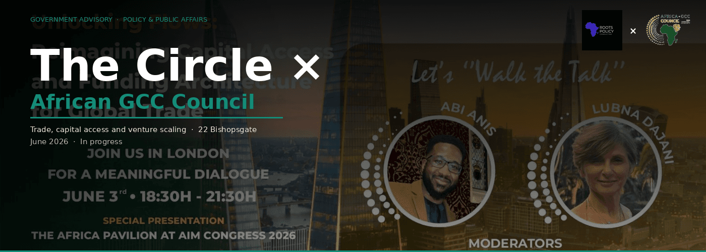 The Circle x African GCC Council — Event Intelligence Brief