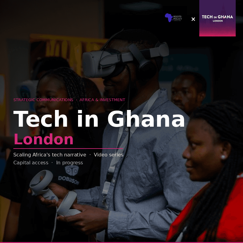 Tech in Ghana — London Conferenc