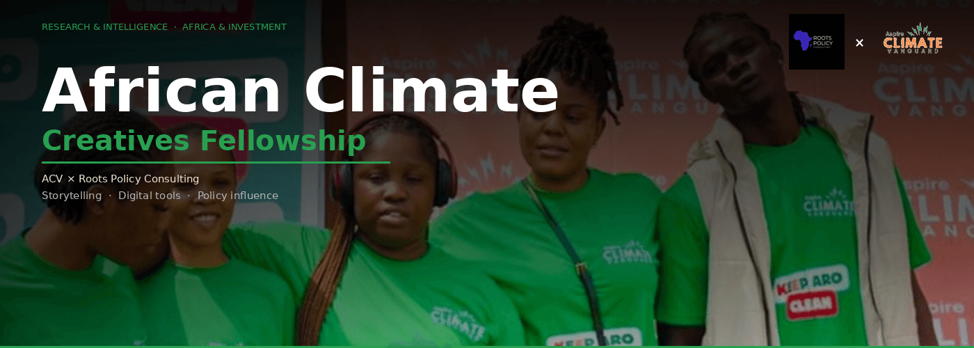 Aspire Climate Vanguard — Funding Strategy and Programme Selection