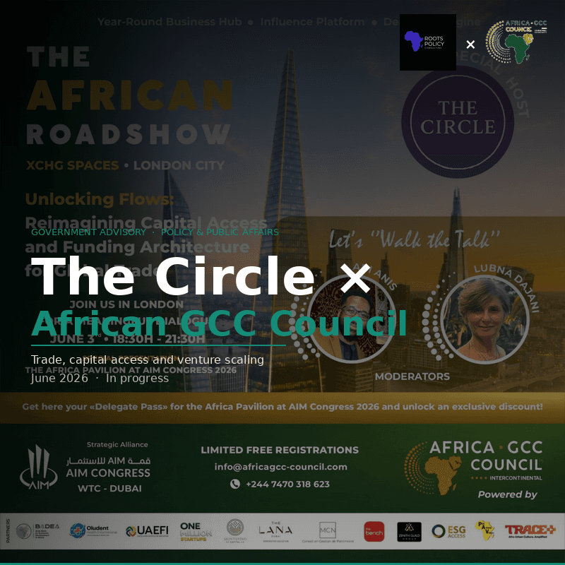 The Circle x African GCC Council — Event Intelligence Brief
