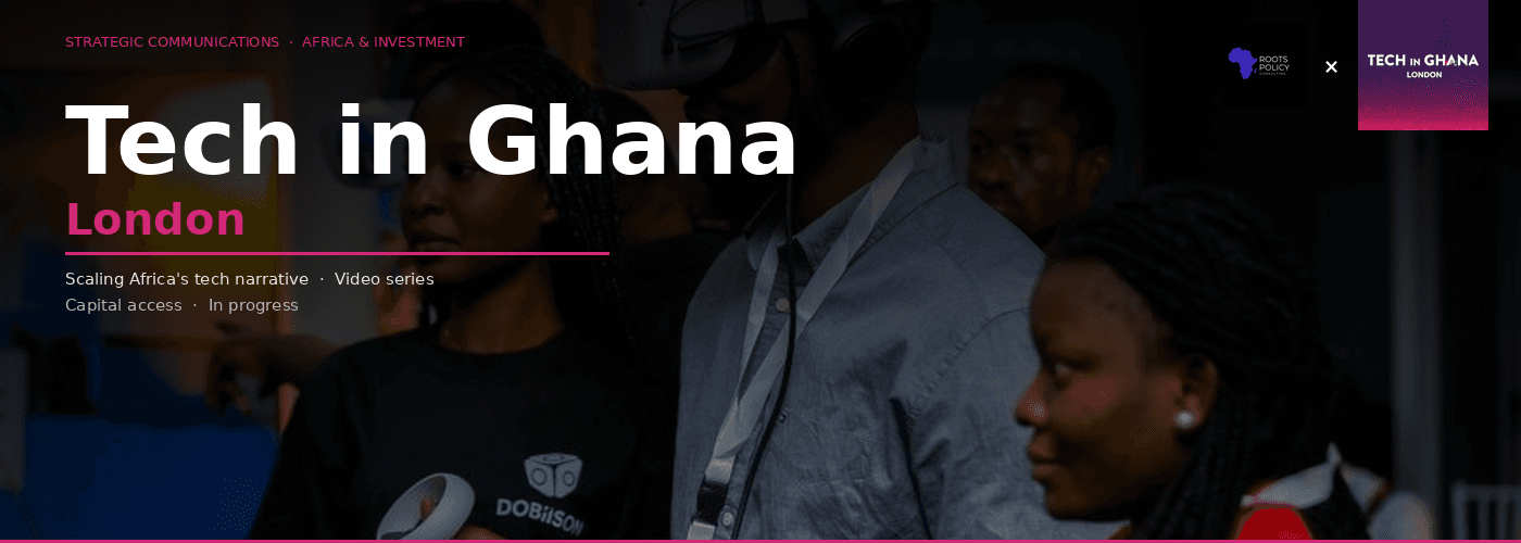 Tech in Ghana — London Conferenc